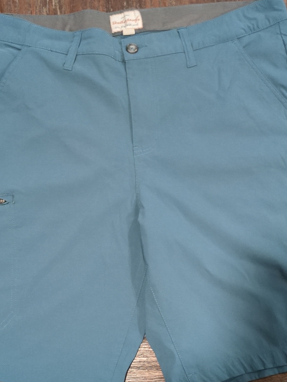 Weatherproof Men's Teal Blue Athletic Shorts 36